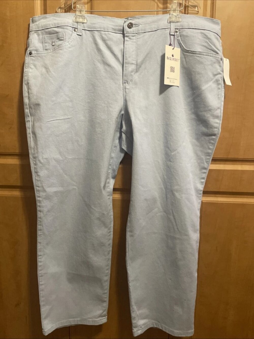 Gloria Vanderbilt Amanda Jeans – Plus Size 22W Short – Blue Stretch Denim